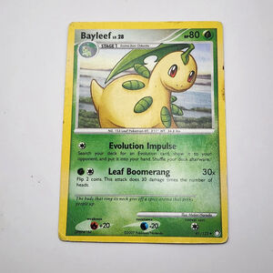 2007 Pokemon Diamond & Pearl Bayleef 41/123 Uncommon - Midori Harada Art